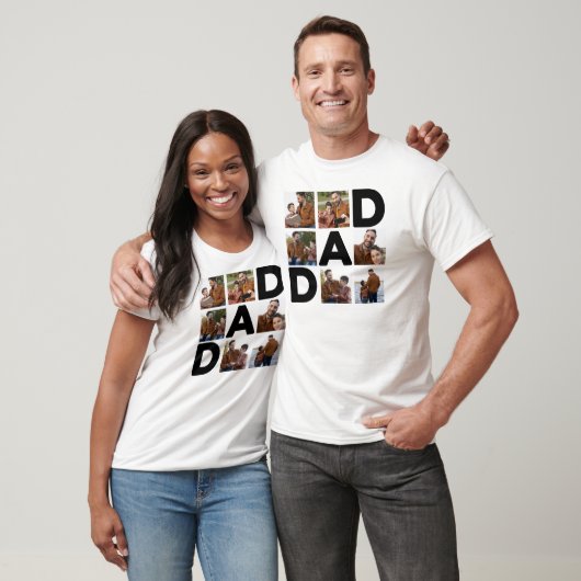 Happy Vaderdag Custom Photo T-shirt (Unisex)