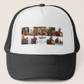 Happy Vaderdag Custom Photo Trucker Hat Pet (Voorkant)