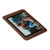 Happy Vaderdag Custom Single Photo Magneet (Rechterzijde)