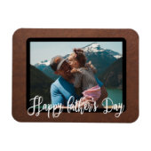 Happy Vaderdag Custom Single Photo Magneet (Horizontaal)
