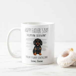 Happy Vaderdag Dachshund dad Coffee Mok