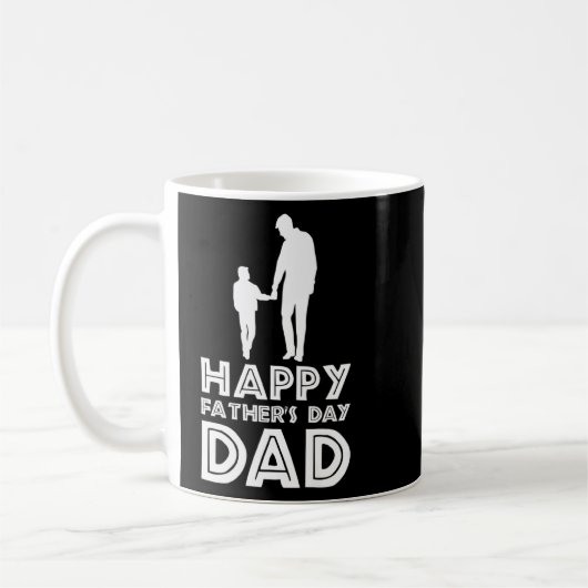 Happy Vaderdag Dad Beste vader ooit vaderschap Koffiemok (Links)