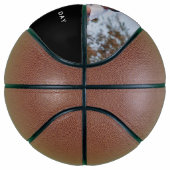 Happy Vaderdag Dad en Kinder Custom Name Photo Basketbal (Rechts)