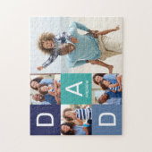 Happy Vaderdag Dad, Family Photo Collage Legpuzzel (Verticaal)