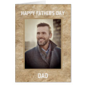 Happy Vaderdag Dad-fotokaart (Voorkant)