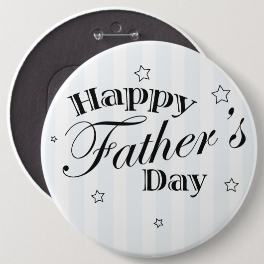 Happy Vaderdag Dad Gift Idea Ronde Button 6,0 Cm (Voorkant /achterkant)