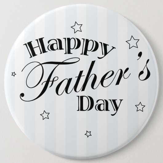 Happy Vaderdag Dad Gift Idea Ronde Button 6,0 Cm (Voorkant)