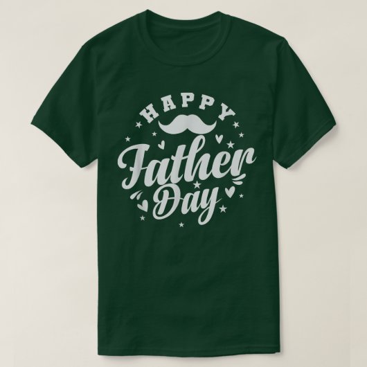 Happy Vaderdag Dad Holiday Vaderdag T-shirt (Design voorkant)