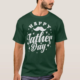 Happy Vaderdag Dad Holiday Vaderdag T-shirt