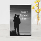 Happy Vaderdag dad Ik kijk naar je op Kaart (Gele Bloem)