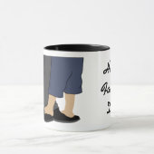 Happy Vaderdag Dad klassieke witte koffie mok (Midden)