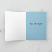 Happy Vaderdag Dad River Rocks Outdoor Natuur Kaart (Binnen)