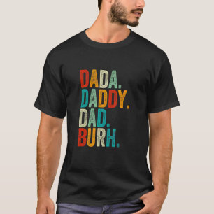Happy Vaderdag Dada papa Papa Bruh Vintage T-shirt