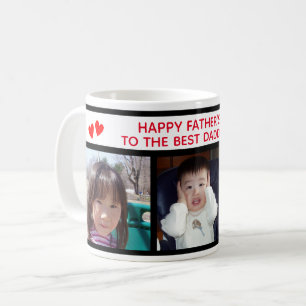 Happy Vaderdag Daddy - Drie foto Mok