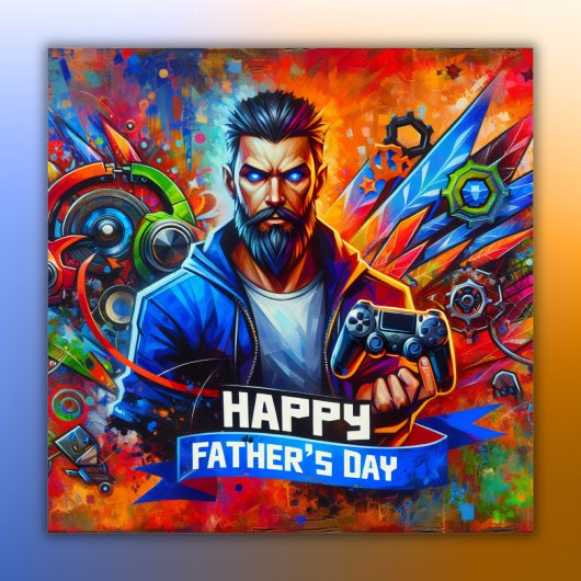 Happy Vaderdag Daddy Gamer | Poster