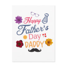 Happy Vaderdag Daddy Mooi Doodle Design