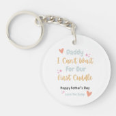 Happy Vaderdag Daddy wordt Sleutelhanger (Voorkant)