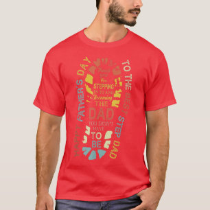 Happy Vaderdag de beste stap die pa Bonus heeft T-shirt