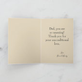 Happy Vaderdag Deer Head en Arrows Foto Kaart (Binnen)