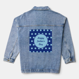 Happy Vaderdag Denim jas (Navy & Soft Blue) Jacket