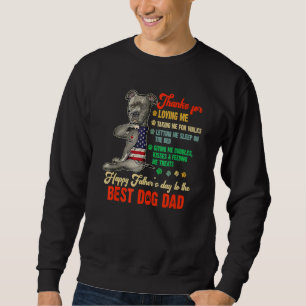 Happy Vaderdag Dog Dad Bedankt voor het oppikken v Trui