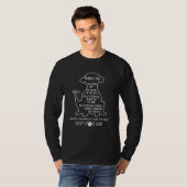 Happy Vaderdag Dog Dad T-shirt (Voorkant volledig)