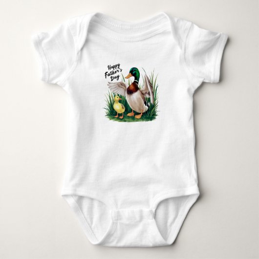 Happy Vaderdag Ducks Romper (Voorkant)