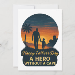 Happy Vaderdag: een held zonder cape Kaart