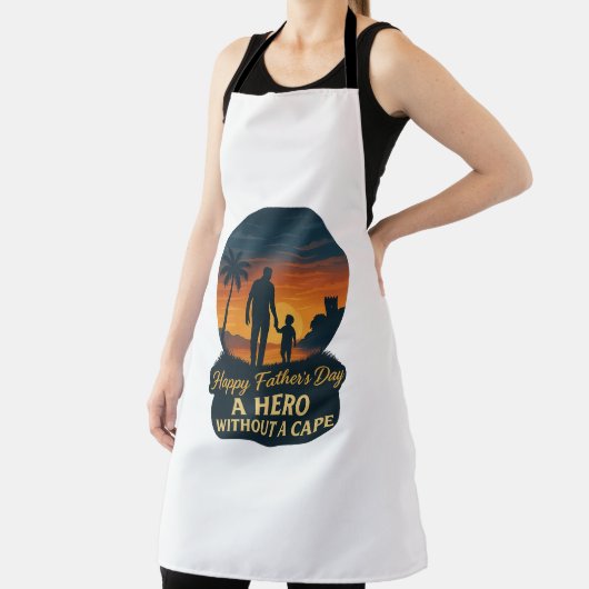 Happy Vaderdag: een held zonder cape Schort (Insitu)