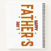 Happy Vaderdag – Een oprecht geschenk voor de were Notitieboek (Achterkant)