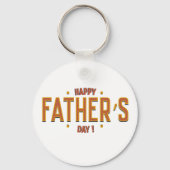 Happy Vaderdag – Een oprecht geschenk voor de were Sleutelhanger (Voorkant)