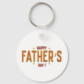 Happy Vaderdag – Een oprecht geschenk voor de were Sleutelhanger (Achterkant)