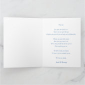 Happy Vaderdag Elegant Custom Photo, Papa love Kaart (Binnen)