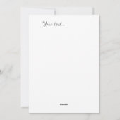 Happy vaderdag Elegant modern glitter floral Feestdagenkaart (Achterkant)