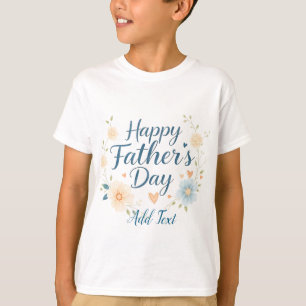 Happy Vaderdag esthetische Kinder kostuum T-shirt