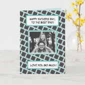 Happy Vaderdag, familiekaart Kaart (Gele Bloem)