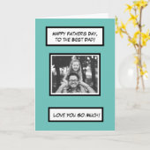 Happy Vaderdag, familiekaart Kaart (Gele Bloem)