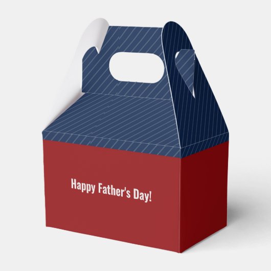 Happy Vaderdag Favor Box Bedankdoosjes (Achterkant)