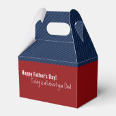 Happy Vaderdag Favor Box Bedankdoosjes (Voorkant Zijde)