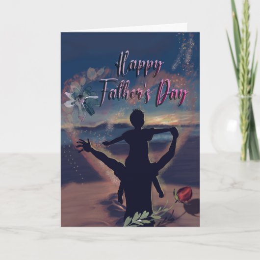 Happy Vaderdag Feestdagen Kaart (Voorkant)