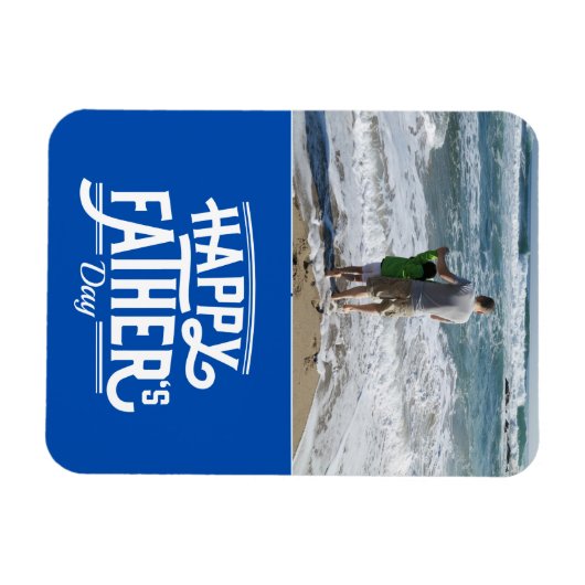 Happy Vaderdag Flexible Photo Magnet Magneet (Horizontaal)