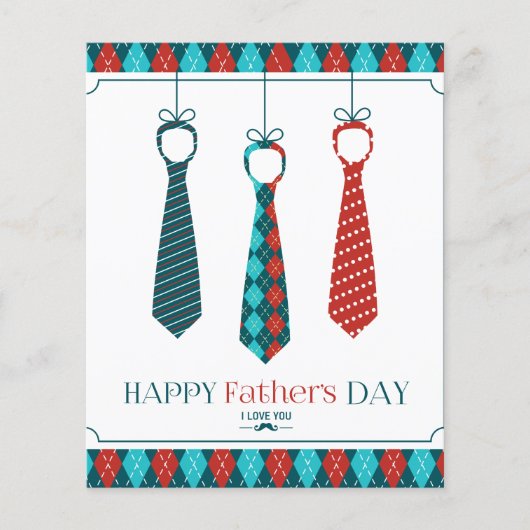 Happy Vaderdag Flyer (Voorkant)