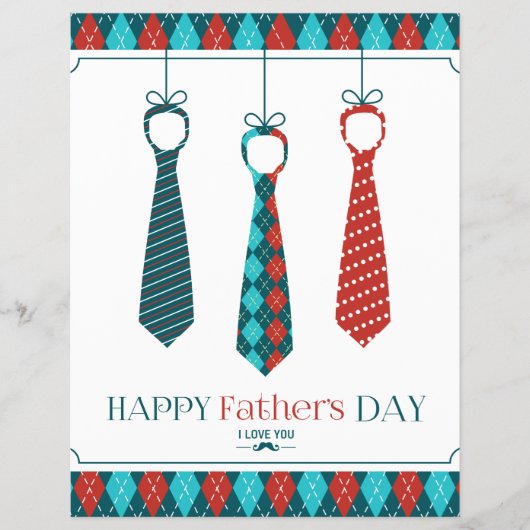 Happy Vaderdag Flyer (Voorkant)