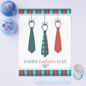 Happy Vaderdag Flyer (Enkel)