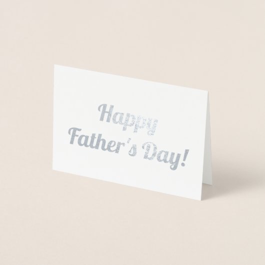 Happy Vaderdag Folie Kaarten (Voorkant)