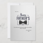 Happy Vaderdag Formal Holiday Card Feestdagenkaart (Voorkant)