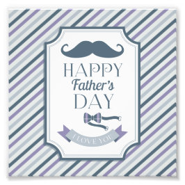 Happy Vaderdag Foto Afdruk