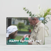 Happy Vaderdag Foto gepersonaliseerd Kaart (Staand voorkant)