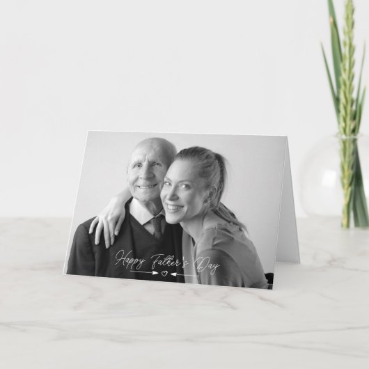 Happy Vaderdag foto gevouwen Kaart (Voorkant)