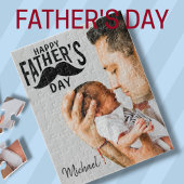 Happy Vaderdag Foto Vaderdag Legpuzzel